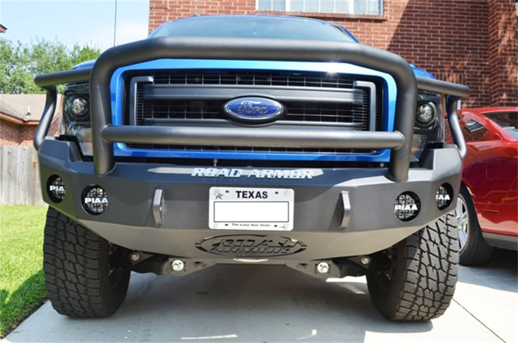 Road Armor 66135B Stealth Winch Front Bumper; Lonestar Guard; Satin Black; - Truck Part Superstore