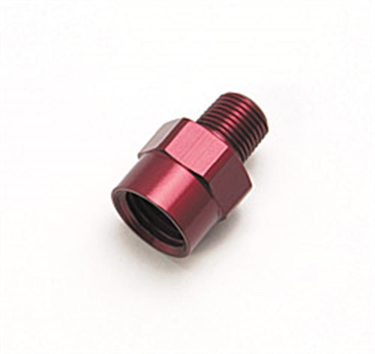 Russell 661690 Pipe Bushing Reducer; Red Anodized; 1/4 in. NPT Female To 1/8 in. Male Reducer; - Truck Part Superstore