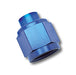 Russell 661960 Flare Cap; Blue Anodized; -6AN; - Truck Part Superstore