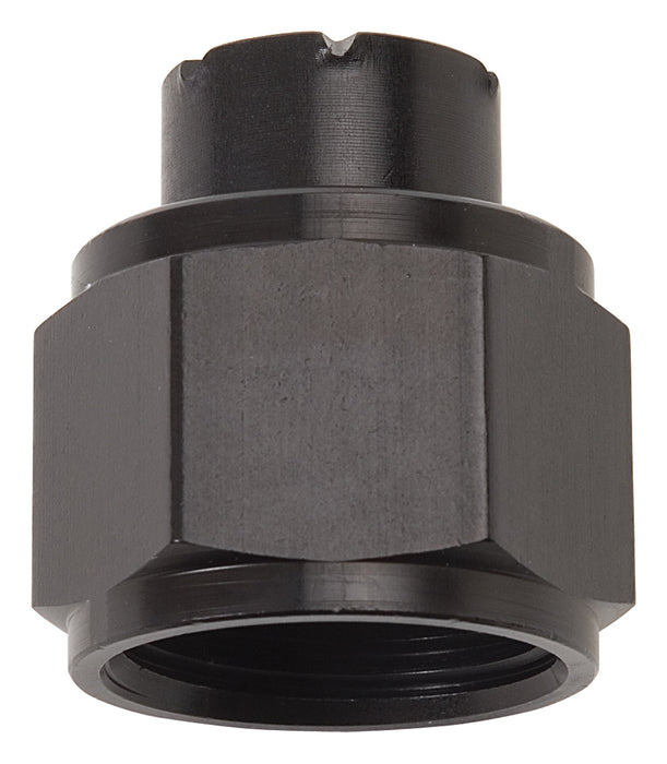 Russell 661993 Pro Classic Flare Cap; Black; -12AN; - Truck Part Superstore