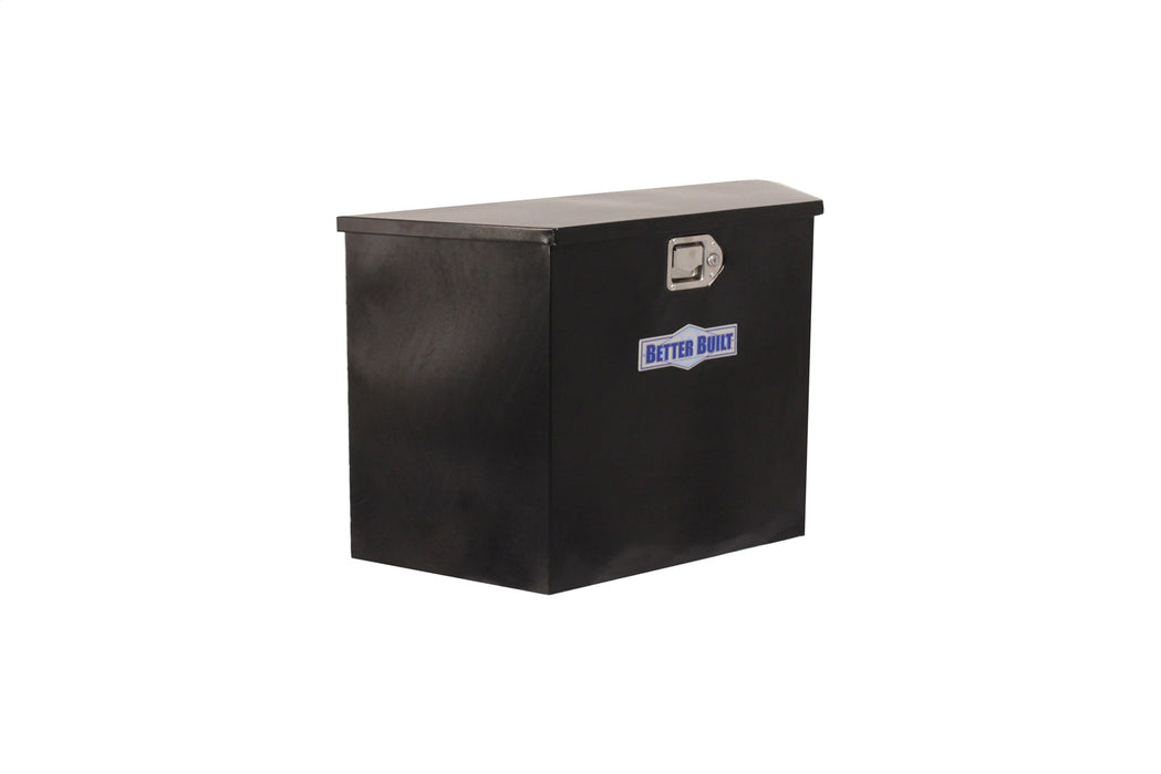 Better Built 66212324 Utility Trailer Tongue Tool Box; Tall V Shaped; Black Steel; - Truck Part Superstore
