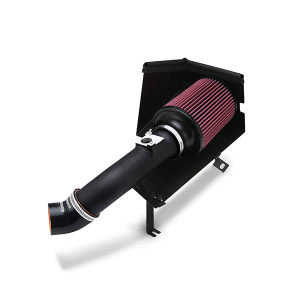 Mishimoto MMAI-CIV-06SIHWBK Honda Civic Si Performance Air Intake, 2006-2011 Wrinkle Black W/ Heatshield - Truck Part Superstore