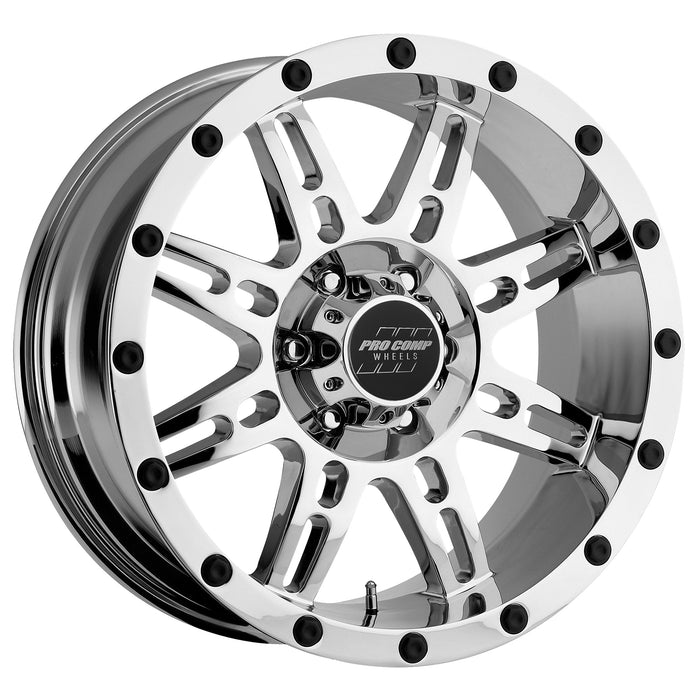 Pro Comp Alloy Wheels 6631-2983 Series 6631 20x9 with 6 on 5.5 Bolt Pattern 5 Backspace Chrome Finish Pro Comp Alloy Wheels - Truck Part Superstore