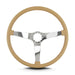 Lokar 66409 Lecarra Vette 3 Steering Wheel; Tan; Polished Spokes; 15 in. Thin Grip; - Truck Part Superstore