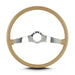 Lokar 66609 Lecarra Two Smooth Steering Wheel; Tan; Polished Spokes; 15 in. Thin Grip; - Truck Part Superstore
