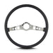 Lokar 66701 Lecarra SS Steering Wheel; Black; Polished Spokes; 15 in. Thin Grip; - Truck Part Superstore