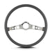 Lokar 66706 Lecarra SS Steering Wheel; Dark Grey; Polished Spokes; 15 in. Thin Grip; - Truck Part Superstore