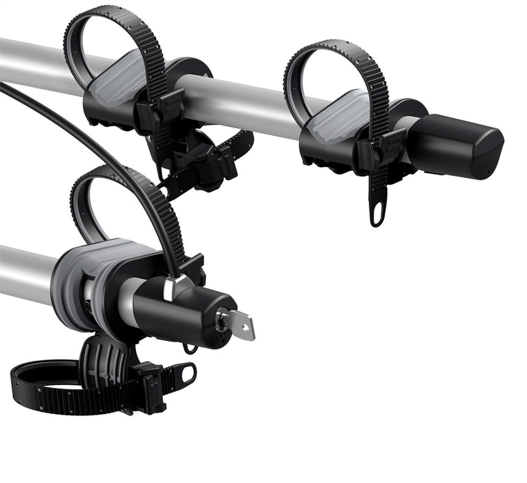 Thule 9042PRO Helium Pro Hitch Hanging Bike Carrier; 2 Bike Capacity; Silver; - Truck Part Superstore