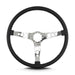 Lokar 66801 Lecarra Hot Rod Steering Wheel; Black; Polished Spokes; 15 in. Thin Grip; - Truck Part Superstore