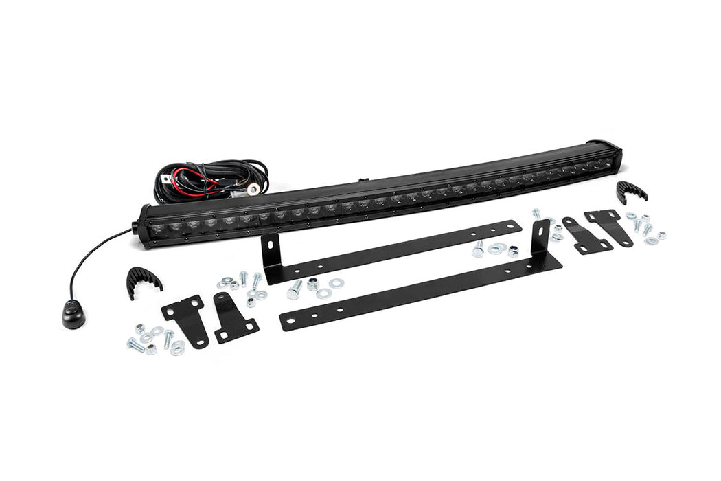 Rough Country 70661 Ford 30 Inch Single LED Grille Kit Black Series 09-14 F-150 Rough Country - Truck Part Superstore