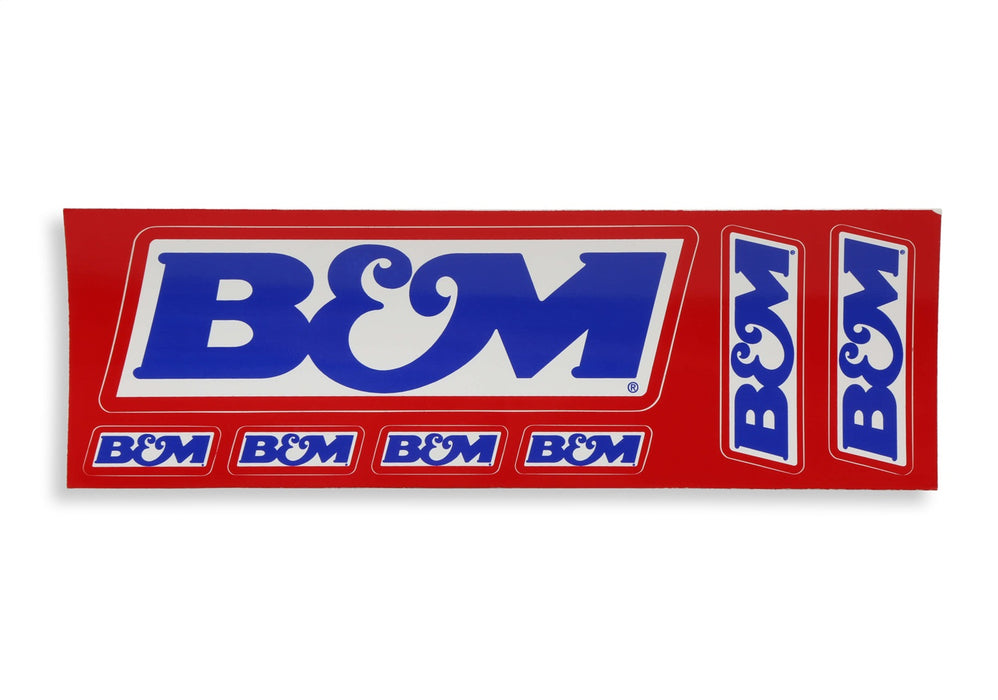 B&M 669959 Decal; BM Logo; 2.5 in. x 7.75 in.; - Truck Part Superstore