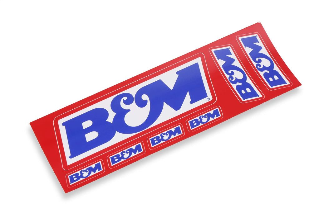 B&M 669959 Decal; BM Logo; 2.5 in. x 7.75 in.; - Truck Part Superstore