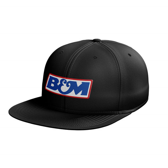 B&M 669987 B&M Snap-Back Hat; Black; - Truck Part Superstore