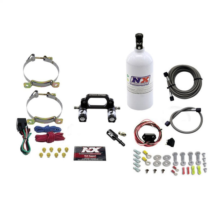 Nitrous Express 67000-2.5P 800cc RZR PLATE SYSTEM WITH 2.5lb BOTTLE - Truck Part Superstore