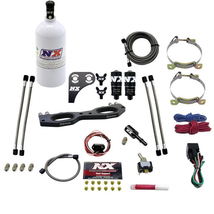Nitrous Express 67001-2.5P 900cc RZR PLATE SYSTEM WITH 2.5lb BOTTLE - Truck Part Superstore