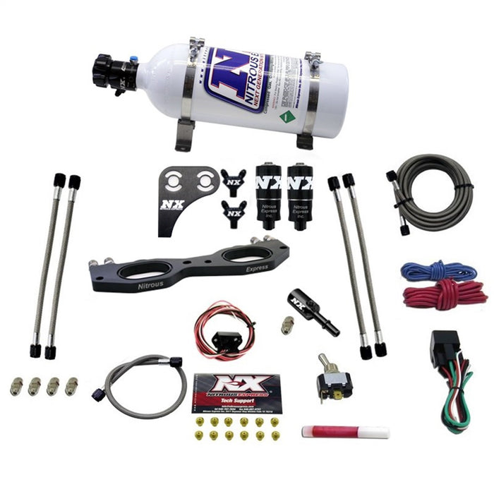Nitrous Express 67001-05P 900cc RZR PLATE SYSTEM WITH 5.0lb BOTTLE - Truck Part Superstore