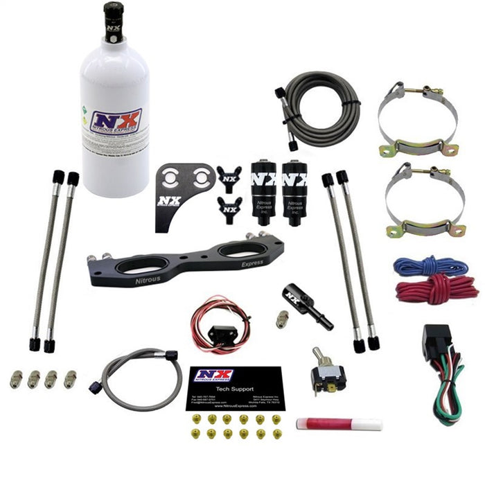 Nitrous Express 67002-2.5P 1000cc RZR PLATE SYSTEM WITH 2.5lb BOTTLE - Truck Part Superstore