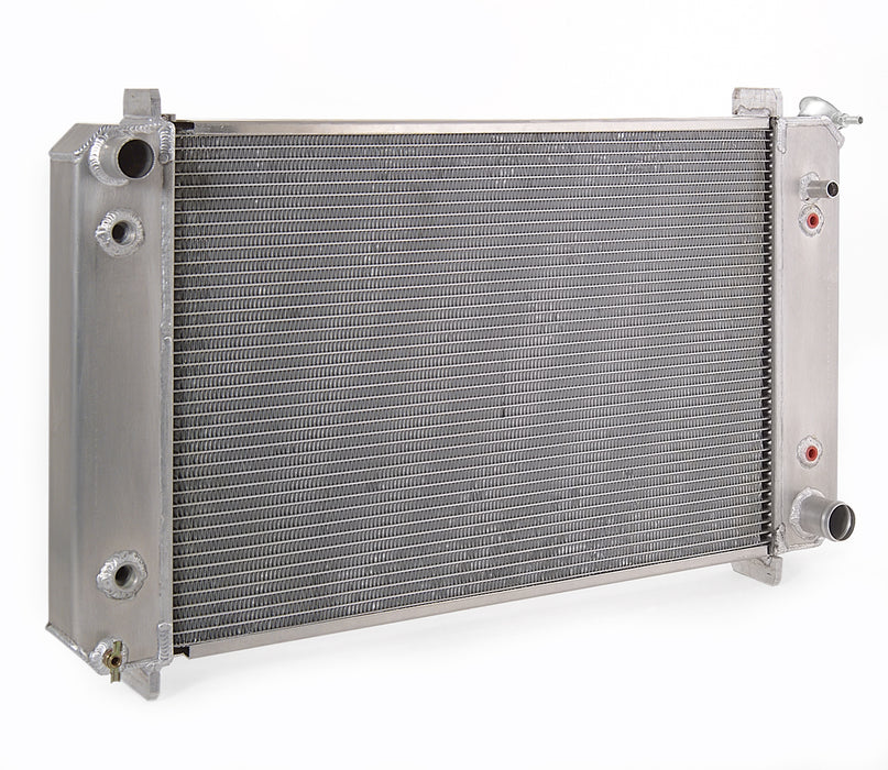 Be Cool 67013 Radiator Factory-Fit Polished Finish for 73-87 Chevrolet C/K 1/2, 3/4, 1 Ton Pickups w/Dual Coolers Be Cool Radiator - Truck Part Superstore