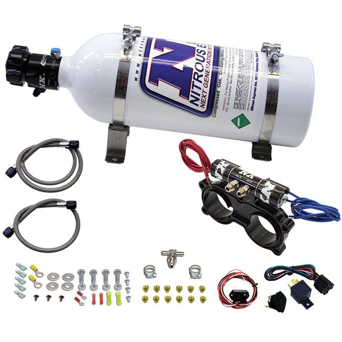 Nitrous Express 67015-05P Nitrous Plate System for Honda Talon; 5lb Bottle - Truck Part Superstore