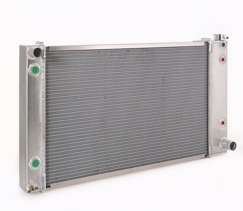 Be Cool 67024 Radiator Factory-Fit Polished Finish for 88-99 Chevrolet/GM C/K 1500/2500/3500 Pickups w/Dual Coolers 34 Inch W Be Cool Radiator - Truck Part Superstore