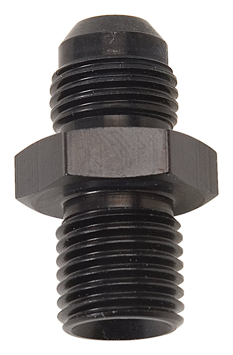 Russell 670523 Flare To Metric Adapter Fitting; Black; -6AN; 14mm x 1.5; - Truck Part Superstore