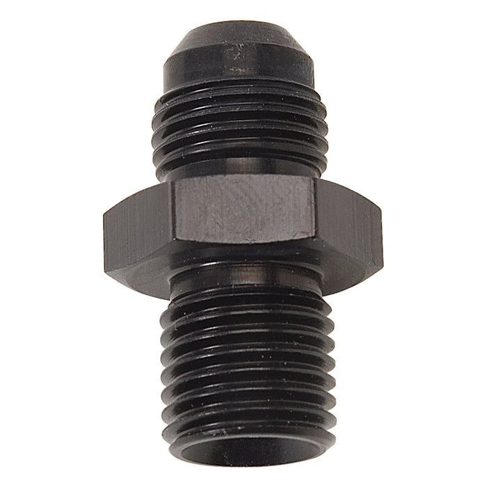 Russell 670523 Flare To Metric Adapter Fitting; Black; -6AN; 14mm x 1.5; - Truck Part Superstore