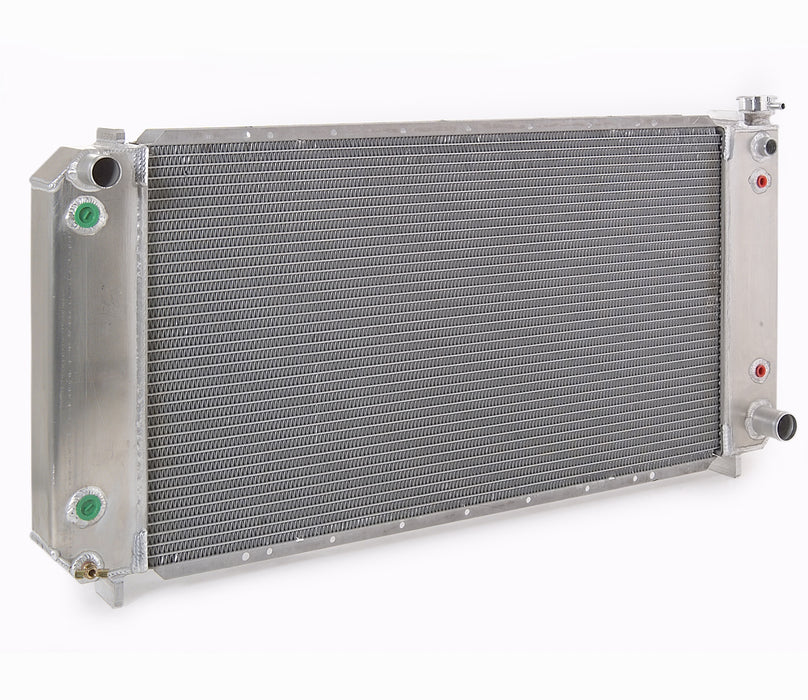 Be Cool 67069 Radiator Factory-Fit Polished Finish for 88-99 Chevrolet/GM C/K 1500/2500/3500 Pickups w/Dual Coolers 40 Inch W Be Cool Radiator - Truck Part Superstore