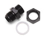 Russell 670870 Fuel Cell Bulkhead; Black; -10AN; Incl. PTFE Sealing Washer And Jam Nut; - Truck Part Superstore