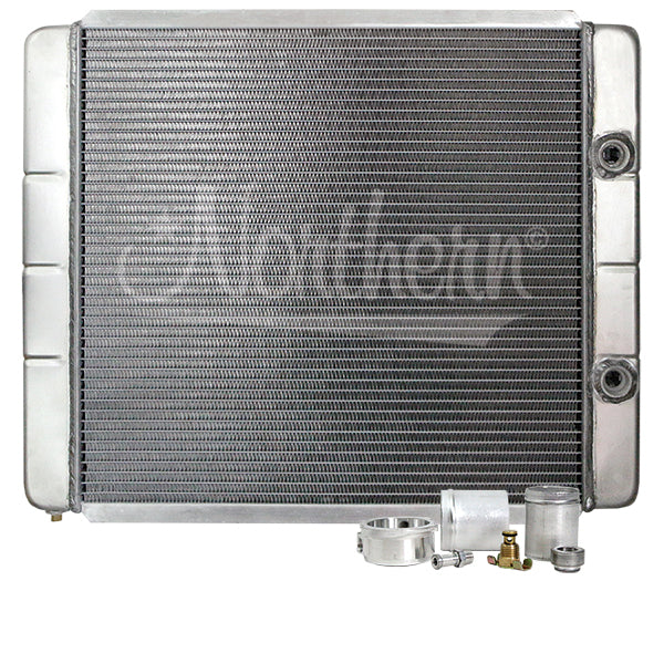 Northern Radiator 204102BC Custom Radiator Kit-All Aluminum - 24 X 19 Overall With High Flow Oil Cooler - Truck Part Superstore