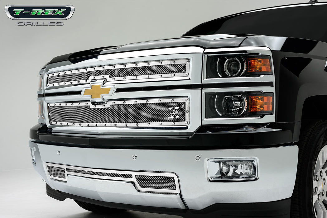 T-Rex Grilles 6711170 X-Metal Series Studded Mesh Grille Overlay - Truck Part Superstore
