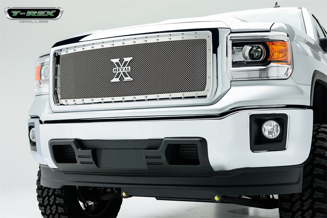 T-Rex Grilles 6712080 X-Metal Series Studded Mesh Grille; 1 pc.; [Available While Supplies Last]; - Truck Part Superstore