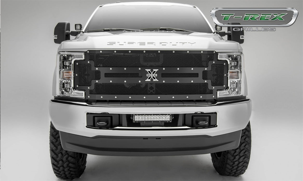 T-Rex Grilles 6715471 X-Metal Series Studded Mesh Grille; [Available While Supplies Last]; - Truck Part Superstore