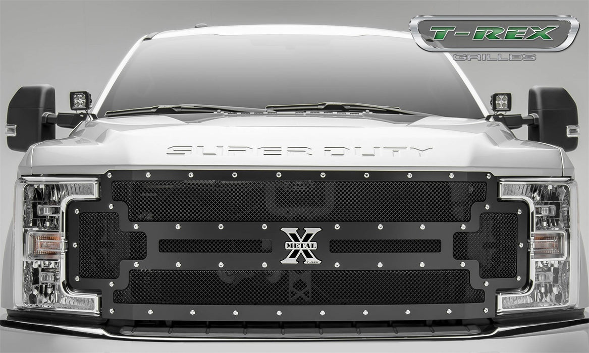 T-Rex Grilles 6715471 X-Metal Series Studded Mesh Grille; [Available While Supplies Last]; - Truck Part Superstore
