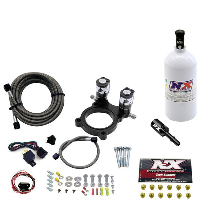 Nitrous Express 67200-2.5P NITROUS PLATE SYSTEM FOR CAN AM MAVERICK W/2.5LB BOTTLE - Truck Part Superstore
