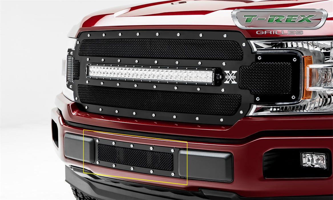 T-Rex Grilles 6725791 X-Metal Series Studded Bumper Grille; [Available While Supplies Last]; - Truck Part Superstore