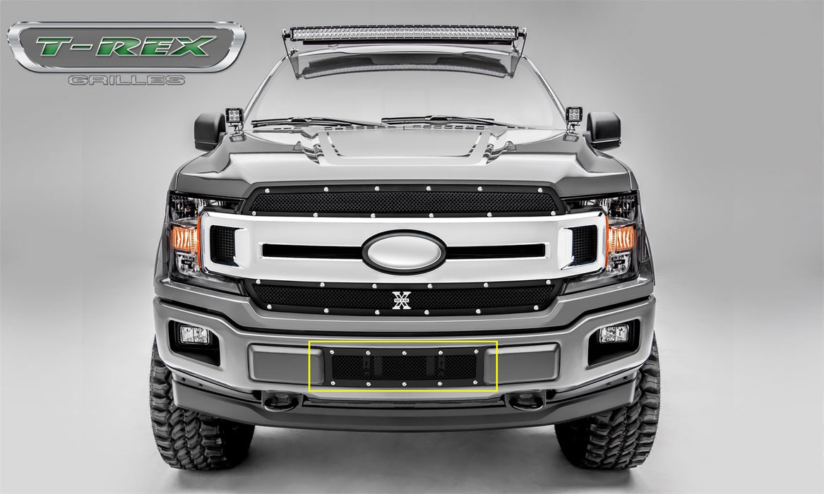 T-Rex Grilles 6725791 X-Metal Series Studded Bumper Grille; [Available While Supplies Last]; - Truck Part Superstore