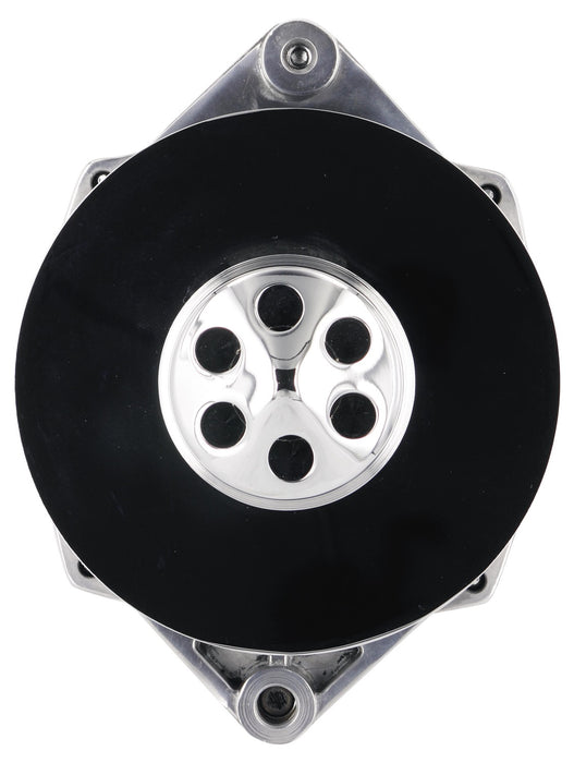 Powermaster Performance 67294 Alternator; 12si; 150 Amp; 100 Idle; 1V; Baffle And Cone; Polished; - Truck Part Superstore