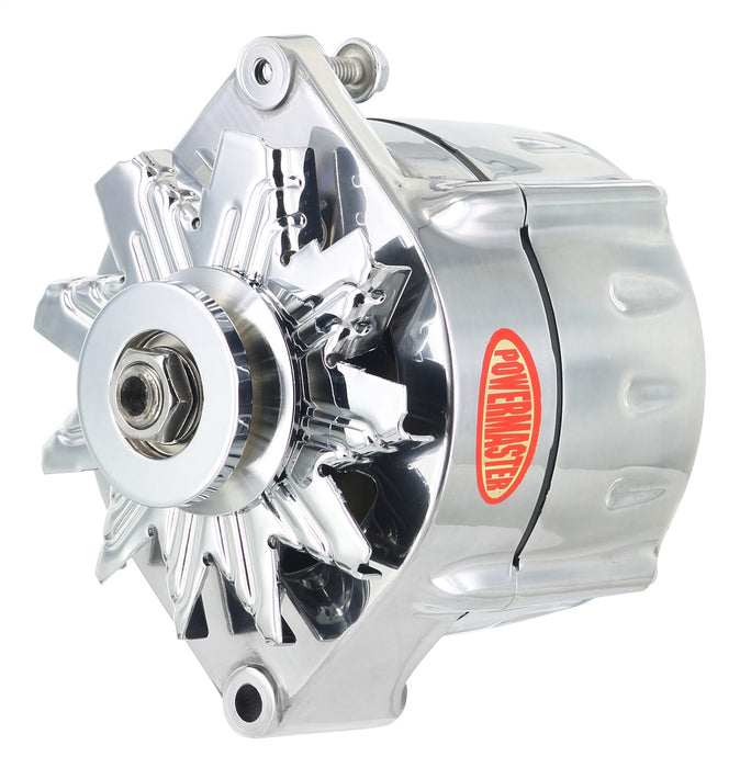 Powermaster Performance 67297 Smooth Look™ Alternator; 12si; 150 Amp; 100 Idle; 1V Pulley; Polished; - Truck Part Superstore