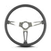 Lokar 67306 Lecarra Teardrop Steering Wheel; Dark Grey; 3 Brushed Spokes; 15 in. Thin Grip; - Truck Part Superstore