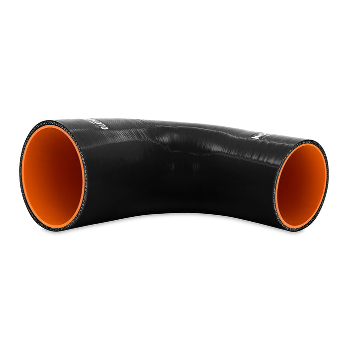 Mishimoto MMCP-R90-3540BK Mishimoto 90-Degree Silicone Transition Coupler, 3.50-in to 4.00-in, Black - Truck Part Superstore