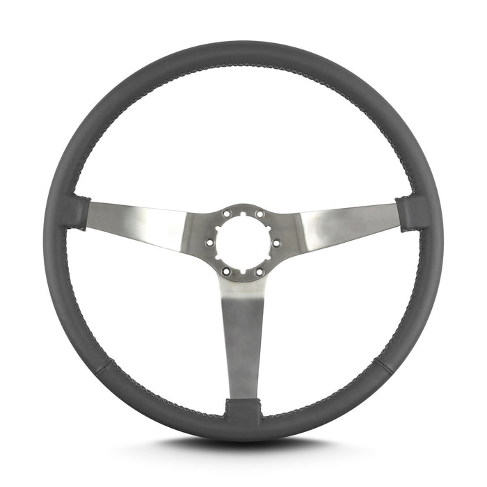 Lokar 67406 Lecarra Vette 3 Steering Wheel; Dark Grey; Brushed Spokes; 15 in. Thin Grip; - Truck Part Superstore