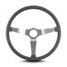 Lokar 67406 Lecarra Vette 3 Steering Wheel; Dark Grey; Brushed Spokes; 15 in. Thin Grip; - Truck Part Superstore
