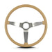 Lokar 67409 Lecarra Vette 3 Steering Wheel; Tan; Brushed Spokes; 15 in. Thin Grip; - Truck Part Superstore