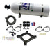 Nitrous Express 67540-15 Assassin Nitrous Plate System; 4150 Flange; 100-500 HP; Incl. 15 lb. Bottle; - Truck Part Superstore