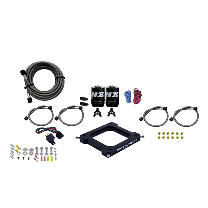 Nitrous Express 67570-00 Assassin Nitrous Plate System; 4500 Flange; 100-500 HP; w/o Bottle; - Truck Part Superstore