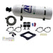 Nitrous Express 67570-15 Assassin Nitrous Plate System; 4500 Flange; 100-500 HP; Incl. 15 lb. Bottle; - Truck Part Superstore