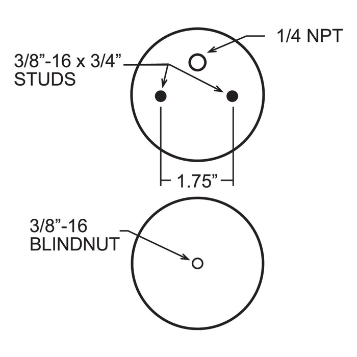 Firestone Ride-Rite 6762 Replacement Bellow; For Use w/Kit PN[2173/2485/2410/2213/2223/2189]; - Truck Part Superstore
