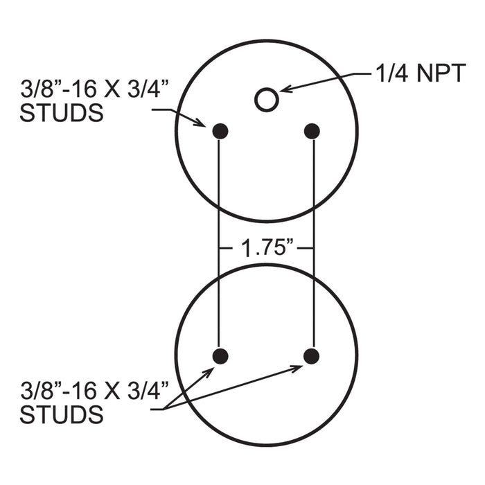 Firestone Ride-Rite 6764 Replacement Bellow; For Use w/Kit PN[2488/2061]; - Truck Part Superstore