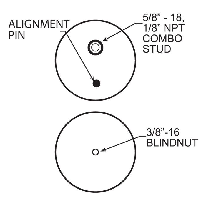 Firestone Ride-Rite 6766 Replacement Bellow; For Use w/Kit PN[2557/2551/2558/2407]; - Truck Part Superstore