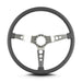 Lokar 67806 Lecarra Hot Rod Steering Wheel; Dark Grey; Brushed Spokes; 15 in. Thin Grip; - Truck Part Superstore